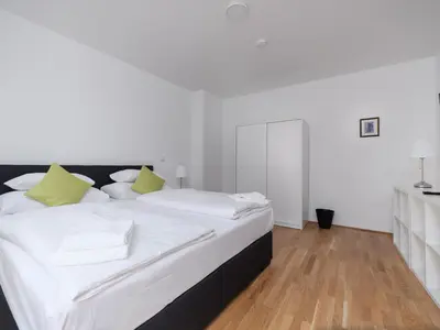 Ein Bett oder Betten in einem Zimmer der Unterkunft Next to Schönbrunnpalace close to Public Transport - MySchönbrunn Apartments