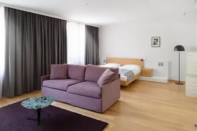 Ein Sitzbereich in der Unterkunft Hotel Schloss Hernstein