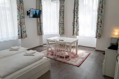 Ein Bett oder Betten in einem Zimmer der Unterkunft Vienna4you 14 you are welcome
