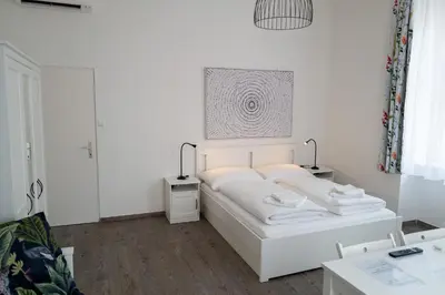 Ein Bett oder Betten in einem Zimmer der Unterkunft Vienna4you 14 you are welcome