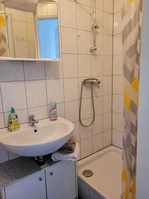 Ein Badezimmer in der Unterkunft Budget studio near Prater