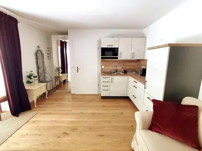 Küche/Küchenzeile in der Unterkunft Imperial Sisi Residence-Concept Style Apartment