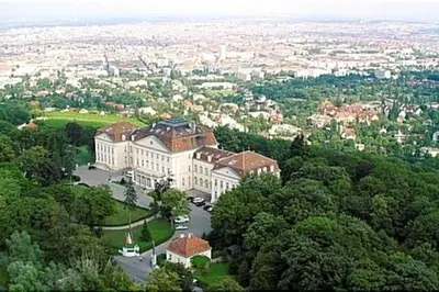 Blick auf Imperial Sisi Residence-Concept Style Apartment aus der Vogelperspektive
