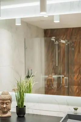 Ein Badezimmer in der Unterkunft Zeus Design Apartmenthaus
