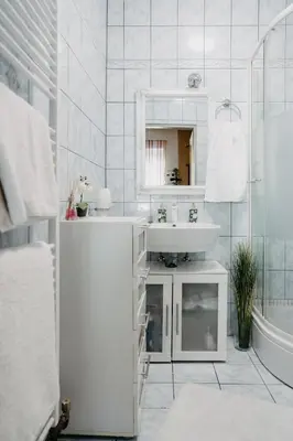 Ein Badezimmer in der Unterkunft Ferienhaus Ricki