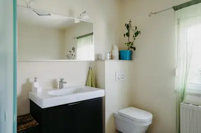 Ein Badezimmer in der Unterkunft Ferienhaus Ricki