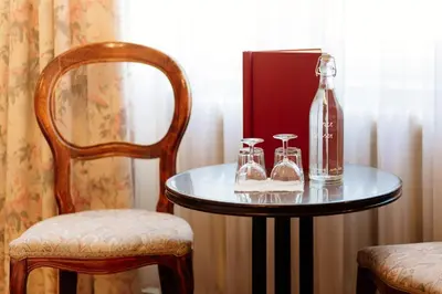 Getränke in der Unterkunft Boutique Hotel Nossek
