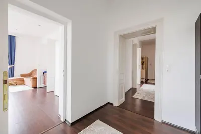 Ein Bett oder Betten in einem Zimmer der Unterkunft Charming spacious apartment