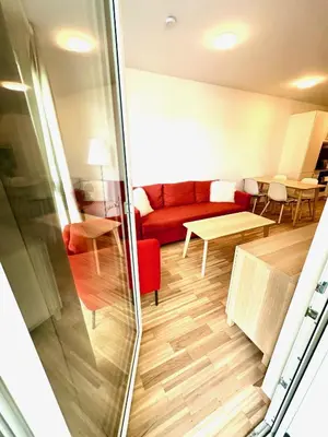 Ein Sitzbereich in der Unterkunft FORSTHAUS 30 FREE GARAGE