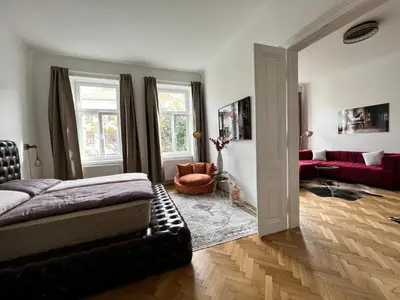 Ein Bett oder Betten in einem Zimmer der Unterkunft NEW Exclusive 100m2, Top location!