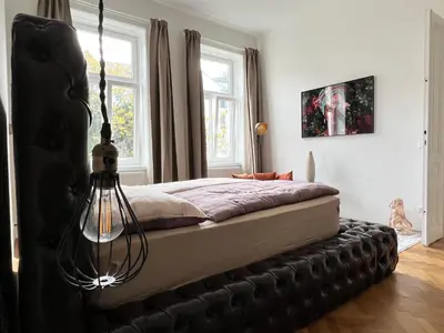 Ein Bett oder Betten in einem Zimmer der Unterkunft NEW Exclusive 100m2, Top location!