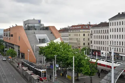 Ein allgemeiner Blick auf Wien oder ein Stadtblick von der Ferienwohnung aus