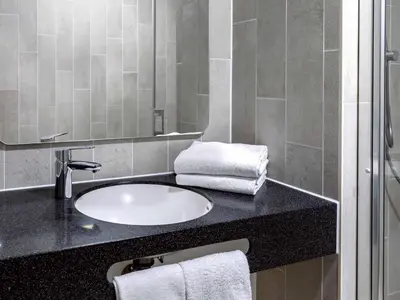 Ein Badezimmer in der Unterkunft B&B HOTEL Wiener Neudorf