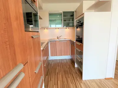 Küche/Küchenzeile in der Unterkunft Apartment Elena inklusive Garagenplatz
