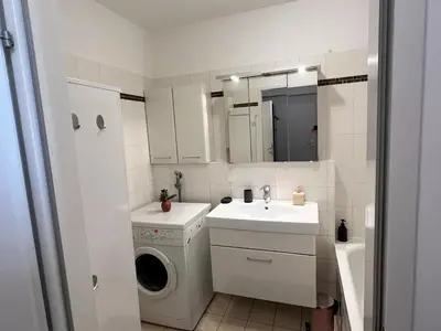 Ein Badezimmer in der Unterkunft Apartment Elena inklusive Garagenplatz