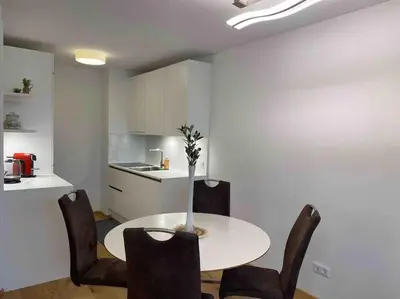 Küche/Küchenzeile in der Unterkunft Wiener Townhouse Schönbrunn