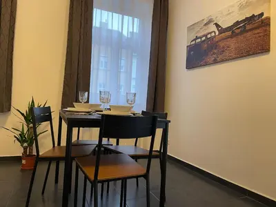 Grundriss der Unterkunft Fancy Apartment in the City Center