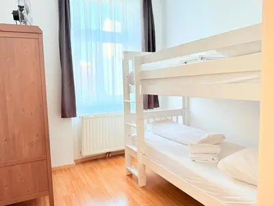 Ein Bett oder Betten in einem Zimmer der Unterkunft Peaceful Apartment for 4