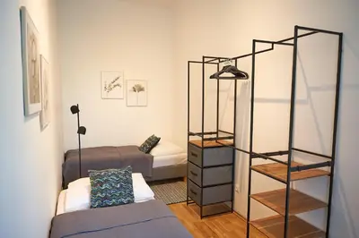 Ein Sitzbereich in der Unterkunft Trendy Apartment 3 Zimmer zentral gelegen