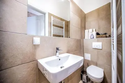 Ein Badezimmer in der Unterkunft Cozy apartment Studio
