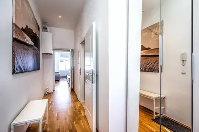 Ein Bett oder Betten in einem Zimmer der Unterkunft Cozy apartment Studio