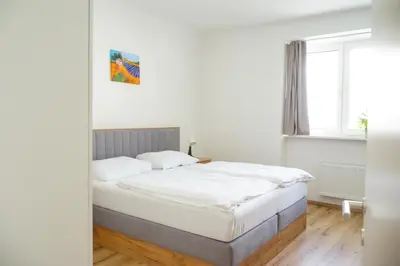 Ein Bett oder Betten in einem Zimmer der Unterkunft Chill & Relax Apartments Purbach