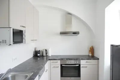 Küche/Küchenzeile in der Unterkunft Chill & Relax Apartments Purbach