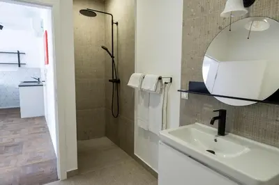 Ein Badezimmer in der Unterkunft ON 6 Rust