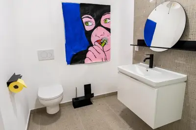 Ein Badezimmer in der Unterkunft ON 6 Rust