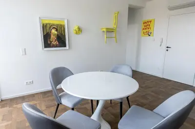Ein Sitzbereich in der Unterkunft ON 6 Rust