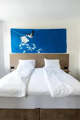 Ein Bett oder Betten in einem Zimmer der Unterkunft ON 6 Rust