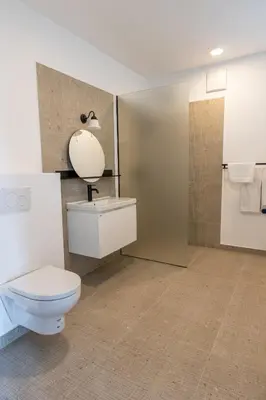 Ein Badezimmer in der Unterkunft ON 6 Rust