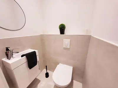 Ein Badezimmer in der Unterkunft Novara City Apartment