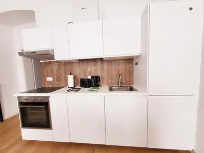 Küche/Küchenzeile in der Unterkunft Novara City Apartment