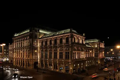 Ein allgemeiner Blick auf Wien oder ein Stadtblick von der Ferienwohnung aus