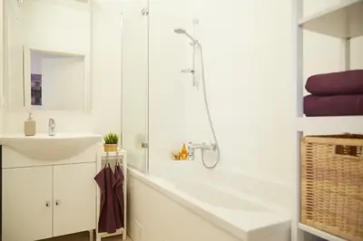 Ein Badezimmer in der Unterkunft Danuberoom