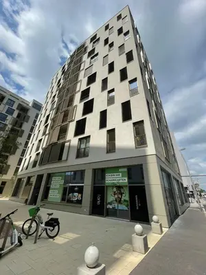 Das Gebäude in dem sich die Ferienwohnung befindet