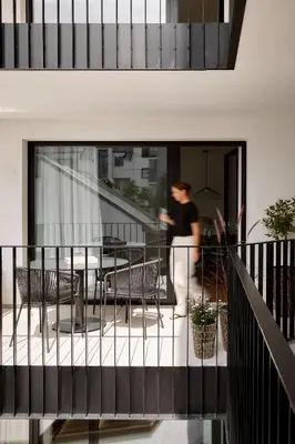 Ein Balkon oder eine Terrasse in der Unterkunft Vienna Heights Premium Apartments
