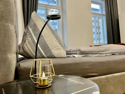 Ein Sitzbereich in der Unterkunft little cozy residence - enjoy autumn in Vienna