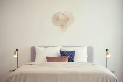 Ein Bett oder Betten in einem Zimmer der Unterkunft The 77 MARIE