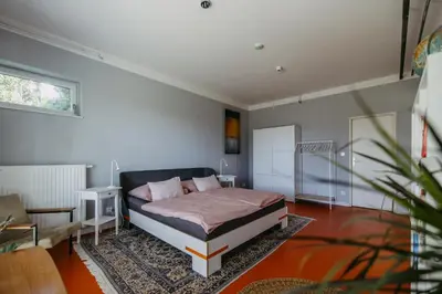Ein Bett oder Betten in einem Zimmer der Unterkunft Cozy Place
