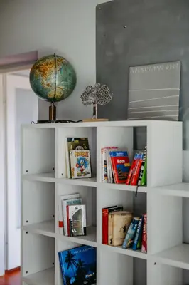 Die Bibliothek in der Ferienwohnung