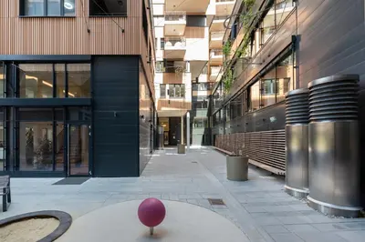 Das Gebäude in dem sich die Ferienwohnung befindet