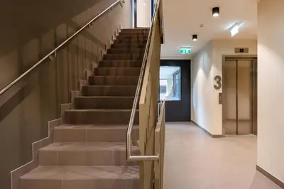 Grundriss der Unterkunft Neu zentral und ruhig an der U2 / Stadion
