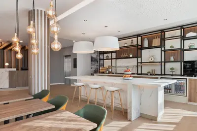 Küche/Küchenzeile in der Unterkunft Residence Inn by Marriott Vienna City East