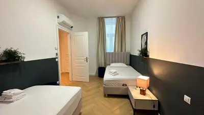 Ein Bett oder Betten in einem Zimmer der Unterkunft Vienna Stay Apartments Taborstrasse