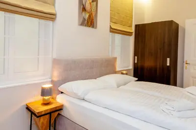 Ein Bett oder Betten in einem Zimmer der Unterkunft Vienna Stay Apartments Taborstrasse