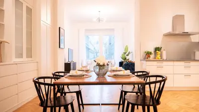 Küche/Küchenzeile in der Unterkunft Smile Apartments 