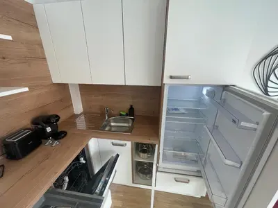 Küche/Küchenzeile in der Unterkunft Swan Stay Property 17