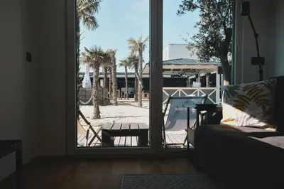 Ein Balkon oder eine Terrasse in der Unterkunft Pannolio Beach Boutique Apartment